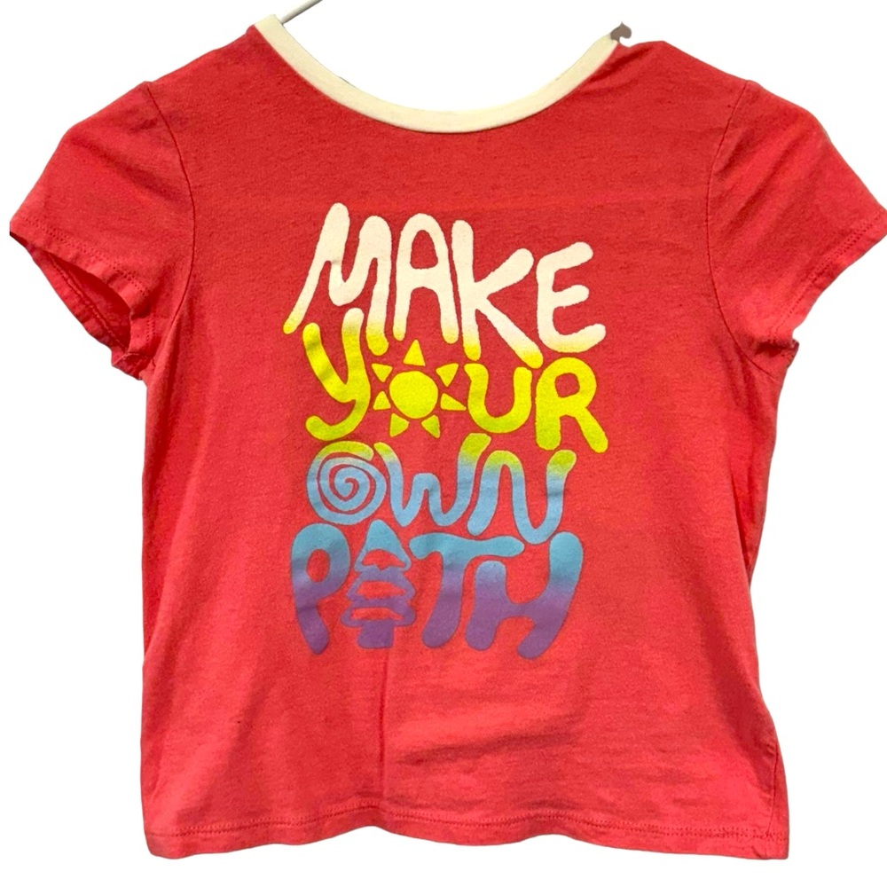 Old Navy Girls Graphic Motivational T-shirt Size M8‎
